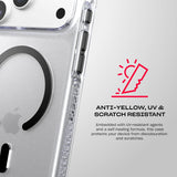 Tech21 Evo Crystal Case with MagSafe for iPhone 17/18 Pro Max 6.9" Clear Black - T21-11699