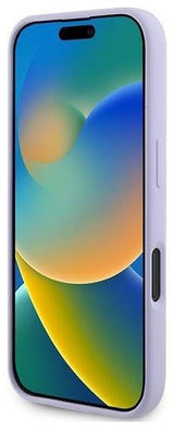 Karl Lagerfeld Liquid Silicone Karl & Choupette Case with MagSafe for iPhone 16 6.1" Purple - KLHMP16SSCMKCRHU