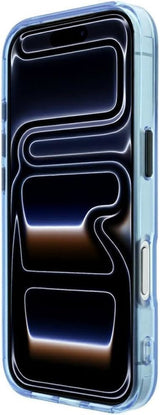 BMW M IML Frosted Metal Logo Trims Case with MagSafe for iPhone 17/18 Pro 6.3" Blue - BMHMP18L26HTFMILB