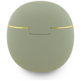 Guess Gold Line Triangle Logo TWS Earphone with Charging Case Khaki - GUTWSA15HETN