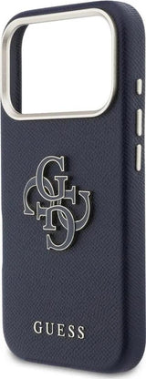 Guess FW Resin Big 4G Logo Case for iPhone 17 Pro 6.3" Blue - GUHCP17L5PS4RGGB