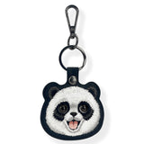 Nimmy Big Eye Cute Pet Travel Panda Face Airtag Keychain Black - N-XDY-YSK-06-A
