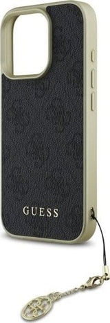 Guess 4G Charms Collection case for iPhone 16 Pro Max 6.9" Black - GUHCP16XGF4GGR