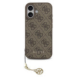 Guess 4G Charms Case for iPhone 17 6.3" Tone on Tone Brown - GUHMP17SGF4GCW