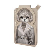 Nimmy Fashion & Cute Teddy Series Embroidery Magnetic Stand with MagSafe Brown - N-CXMC-ZJKT-14