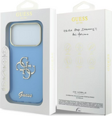 Guess IML 4G Script Metal Logo Case for iPhone 17/18 Pro Max 6.9" Light Blue - GUHCP18X5HC4MLSL