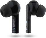 BMW M Metal Logo Print ANC ENC Bluetooth TWS In Ear Headphones Black - BMTWSM1ALKLK