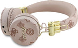 Guess 4G Peony Script Round Shape ENC Bluetooth On Ear Headphones Brown - GUBH70EPOSMW