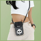 Nimmy Big Eyed Pet 2.0 Panda Phone Bag Black - N-XDY-SJB-06