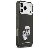 Karl Lagerfeld IML Aquarelle Karl & Choupette Logo Case with MagSafe for iPhone 17 Pro Max 6.9" Black - KLHMP17XHMKCAQOK