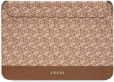 Guess Gcube Stripes Laptop Sleeve for 14" MacBook Brown - GUCS14HGCFSEW