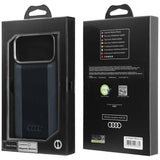 Audi A6 Synthetic Leather Case with MagSafe for iPhone 17 Pro Max 6.9" Black - AU-TPUPCMIP17PM-A6/D1-BK