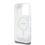 Guess Resin Gradient Glitter Hardcase with MagSafe for iPhone 16 Pro Max 6.9" Silver - GUHMP16XRGRGES