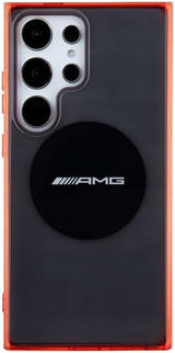Mercedes AMG Bicolor Transparent Hard Case with MagSafe for Samsung Galaxy S24 Ultra 6.8" Black - AMHMS24L23HBCK