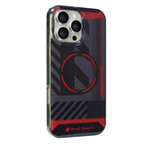 Audi IML Sport Hardcase with MagSafe for iPhone 16 Pro Max 6.9" Black/Red - AUS-IMLMIP16PM-RSQ/D2-BK
