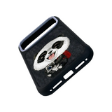 Nimmy Big Eye Cute Pet Travel Panda Case with MagSafe for iPhone 17 Pro Max 6.9" Black Grey - N-XDY-IP17-PRO-MAX-06-A
