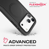 Tech21 Evo Guard Case with MagSafe & Holster for iPhone 17/18 Pro Max 6.9" Black - T21-11671