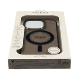 Guess IML Rhinestones Case with MagSafe for iPhone 16 Pro 6.3" Black - GUHMP16LPFTDTEK