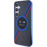 BMW Motorsport IML Circle Hard Case with MagSafe for Samsung Galaxy S24 6.2" Black - BMHMS24S23HTPUK