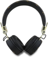 Guess 4G Triangle Round Shape ENC Bluetooth On Ear Headphones Black - GUBH70E4PTMK