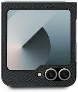 Karl Lagerfeld Saffiano Metal Pin Case for Samsung Galaxy Z Flip 6 Black - KLHCZF6SAPKCNPK