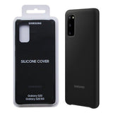 Genuine Samsung Galaxy S20 5G Black Silicone Cover Case EF-PG980TBEG