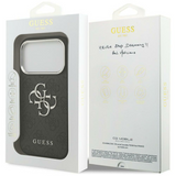 Guess Big 4G Classic Logo Case for iPhone 17 Pro Max 6.9" Black - GUHCP17XP4G4SMCK
