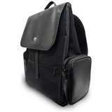 BMW Side Pockets Metal Logo Backpack 15" Black - BMBP15SIPUISLK