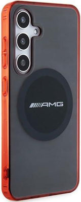 Mercedes AMG Bicolor Transparent Hard Case with MagSafe for Samsung Galaxy S24 6.2" Black - AMHMS24S23HBCK