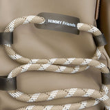 Nimmy Cool & Cute 2.0 Brown Bear Laptop Backpack with Detachable Pouch Khaki - N-KM-DNBB-011-A