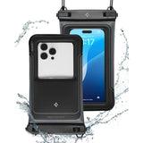 Spigen Aqua Shield A611P Universal Waterproof Phone Pouch Up to 7" 2 Pack Black - ACS09348