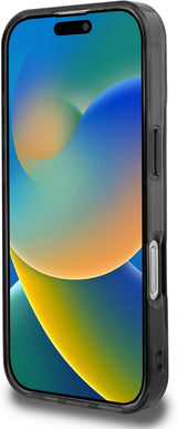 BMW Motorsport IML Random Stripes Case for iPhone 16 Pro Max 6.9" Black - BMHCP16X23HTRAK