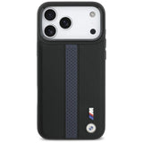 BMW M Perforated Stripe Logo Case with MagSafe for iPhone 17 Pro Max 6.9" Blue - BMHMP17X25PCPSKB