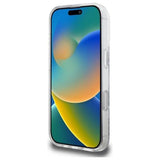 Guess Resin Gradient Glitter Hardcase with MagSafe for iPhone 16 Pro 6.3" Silver - GUHMP16LRGRGES