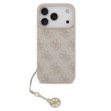Guess 4G Charms Case for iPhone 17 Pro 6.3" Tone on Tone Pink - GUHMP17LGF4GCP