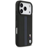 BMW M Perforated Stripe Logo Case with MagSafe for iPhone 17 Pro 6.3" Blue - BMHMP17L25PCPSKB