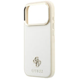 Guess Saffiano Small 4G Logo Case for iPhone 17/18 Pro 6.3" Beige - GUHMP18L6PSA4DME