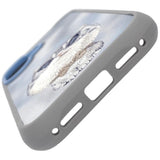 Nimmy Big Eye Cute Pet Silver Shaded Cat Case with MagSafe for iPhone 17 6.3" Grey Blue - N-XDY-IP17-023