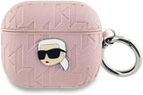 Karl Lagerfeld Monogram Karl Head Case for AirPods 3 Pink - KLA3PGKIPP