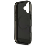 AMG Double Layer Transparent Rhombs Case with MagSafe for iPhone 17 6.3" Black Red - AMHMP17S24HRDKR