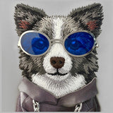 Nimmy Glasses Cool Dog Case with MagSafe for iPhone 17 6.3" Grey Blue - N-YJ-IP17-028
