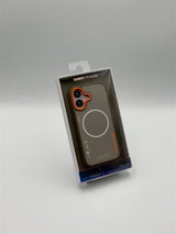 Nimmy Cool & Cute 2.0 Case with MagSafe for iPhone 17 6.3" Grey Orange - N-YJKM-CX2.0-IP17-05-A