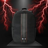 BMW Nylon Red Stripe Backpack for 16" Laptop Black - BMBP15COMPVSKR