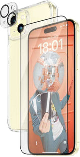 Panzer Glass Powerful 3 in 1 Bundle Set for iPhone 15 Plus 6.7" Clear - B1174+2811