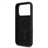 Karl Lagerfeld Liquid Silicone Karl and Choupette with MagSafe Case for iPhone 17 Pro 6.3" Black - KLHMP17LSCMKCRHK