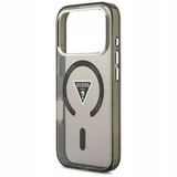 Guess IML Gradient Triangle Logo Case with MagSafe for iPhone 17 Pro Max 6.9" Black - GUHMP17XHGTMLCGK