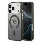 Guess IML Gradient Triangle Logo Case with MagSafe for iPhone 17 Pro 6.3" Black - GUHMP17LHGTMLCGK