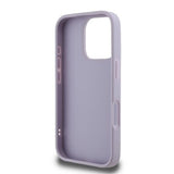 Guess Quilted Metal Logo Case for iPhone 16 Pro 6.3" Light Purple - GUHCP16LPSQSQSU