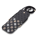 Guess PU 4G Peony Multicolour Universal Phone Pouch with Strap and Card Slot Black - GUOWBP4PEWPK
