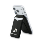 Karl Lagerfeld Karl & Choupette Magnetic Card Holder with Stand and Mirror Black - KLWMSMPGKCHPK